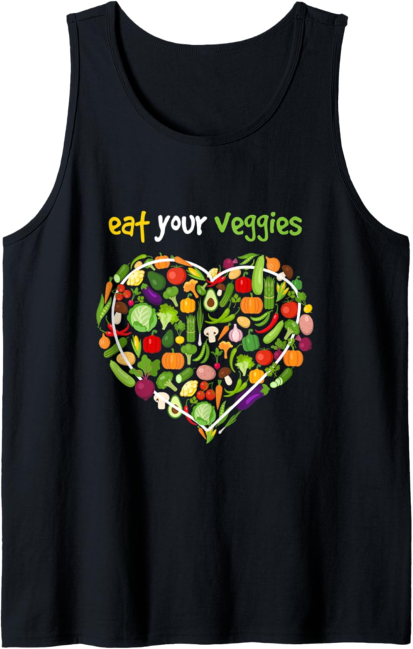 Eat Your Veggies I Vegan Vegan Vegetarian Vegetables Tank To... - Image 2
